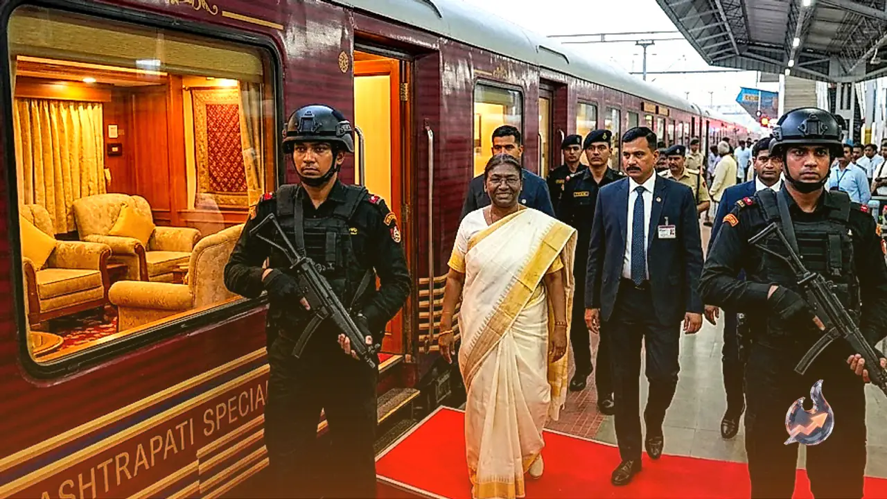 Presidential Train Features Five Star Luxury Amenities and Multi Layered Security for President Droupadi Murmu