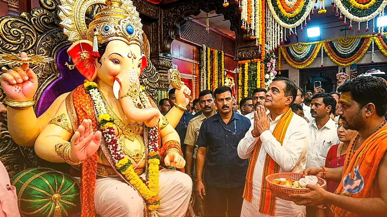 BJP President Nitin Nabin Seeks Blessings at Lalbaugcha Raja and Siddhivinayak, Prays for National Prosperity