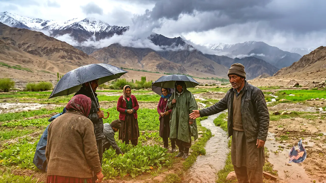 While Most of India Stays Dry, Ladakh's Cold Desert Sees 96 Percent Extra Rain. Here's the Reason