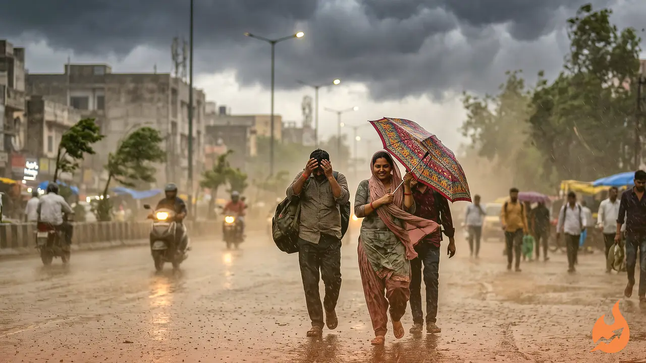 Monsoon Speeds Up as Storms Lash the North: IMD's State-by-State Forecast for the Next 7 Days