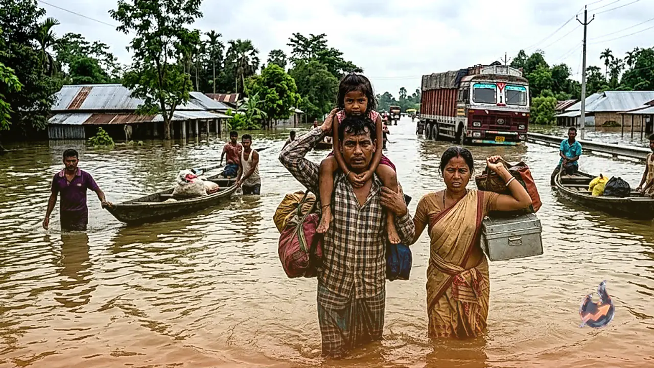 देशभर में मानसून की भारी बारिश से हाहाकार, जम्मू-कश्मीर और गुजरात समेत कई राज्यों में बाढ़ का संकट