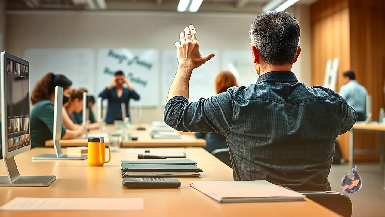 Desk Bound Muscle Stiffness Ease Neck and Back Tension With Five Minute Tai Chi Routine