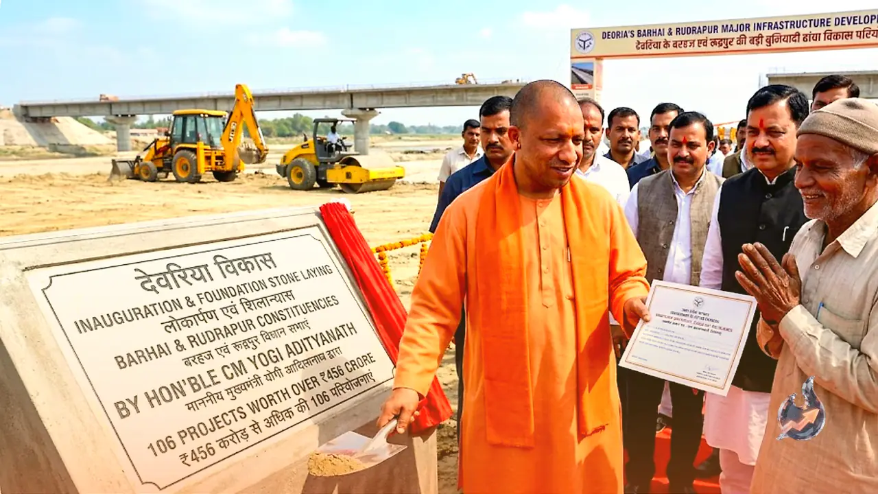 Deoria Set for Major Development Push as 106 Projects Worth Over Rs 456 Crore Get Launched in Barhai and Rudrapur