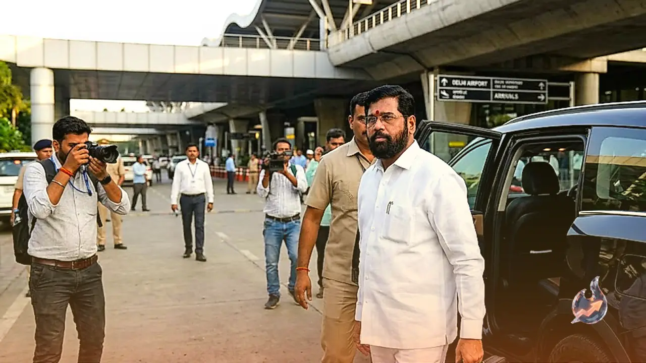 Eknath Shinde skips Devendra Fadnavis cabinet meeting and heads to Delhi, sparking political speculation