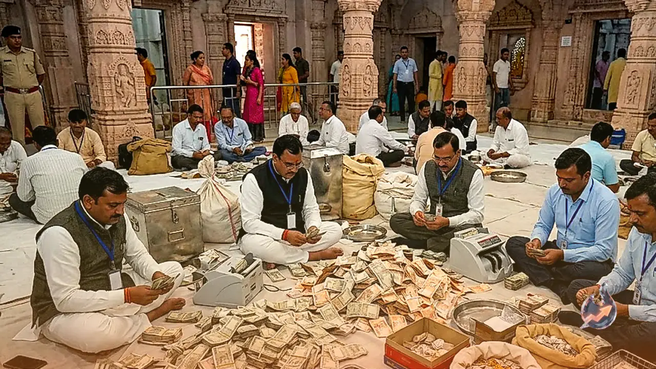 Devotees Donate Over 31 Crore Rupees at Sanwaliya Seth Temple, Offering 92 Kilograms of Silver and Gold