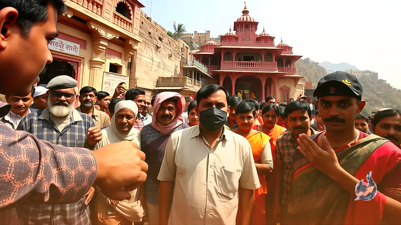 Devotees Offer Handcuffs After Legal Relief at Historic Joganiya Mata Shrine in Chittorgarh