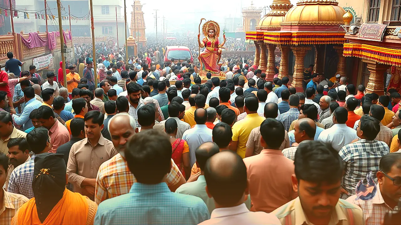 Devotees Throng Key Durga Shrines Across Delhi and Gurugram for Navratri Prayers