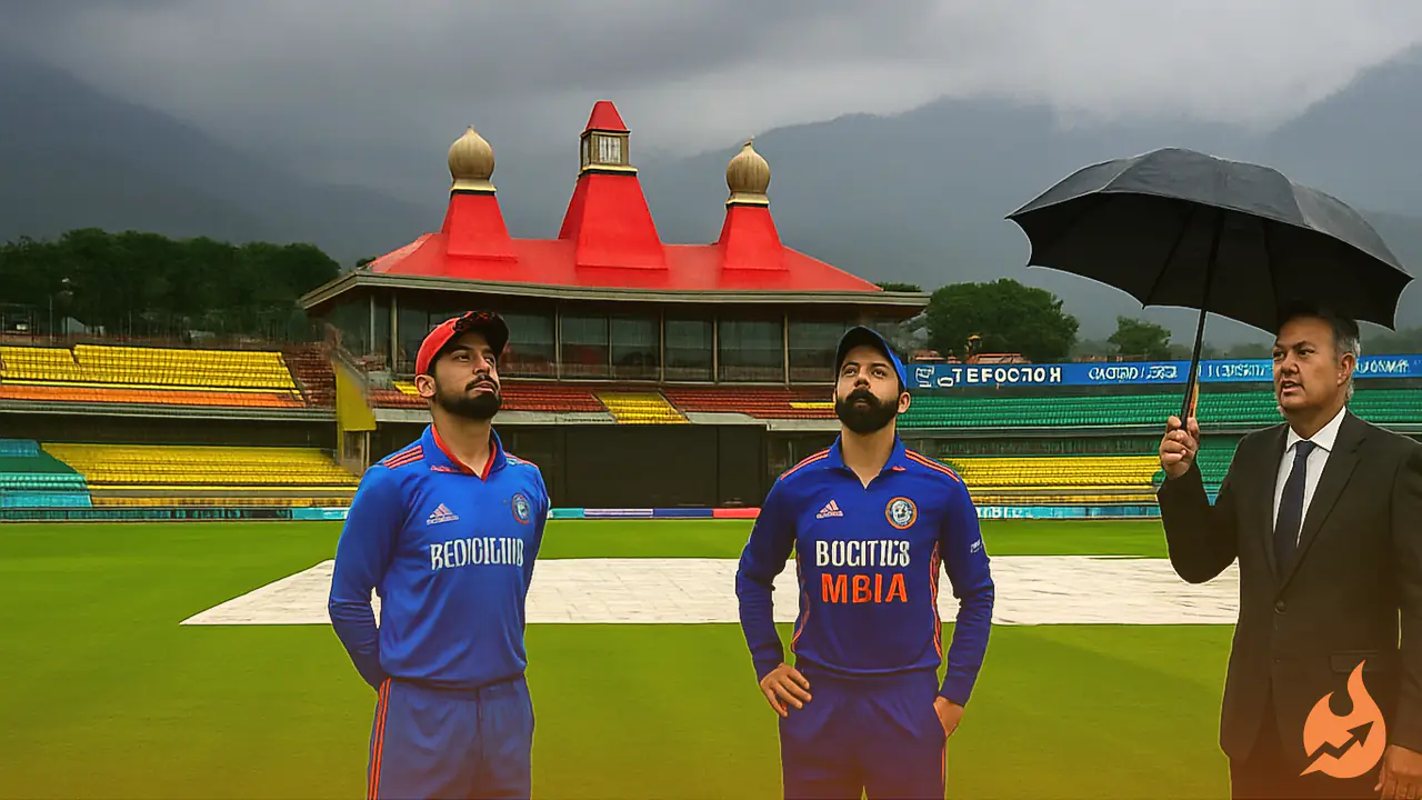 Rain Stalls Dharamshala Opener: IND vs AFG First ODI Toss Pushed Back as Clouds Loom