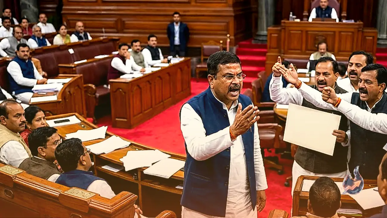 धर्मेंद्र प्रधान के इस्तीफे पर संसद में हंगामा, जयराम रमेश को मिला कड़ा जवाब