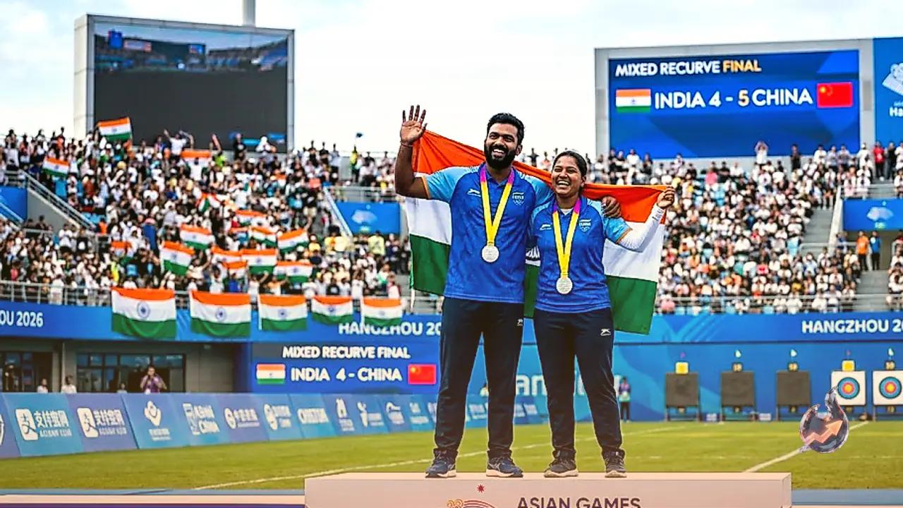 Dhiraj Bommadevara and Kumkum Anil Mohod Clinch Historic First Mixed Recurve Silver at Asian Games 2026