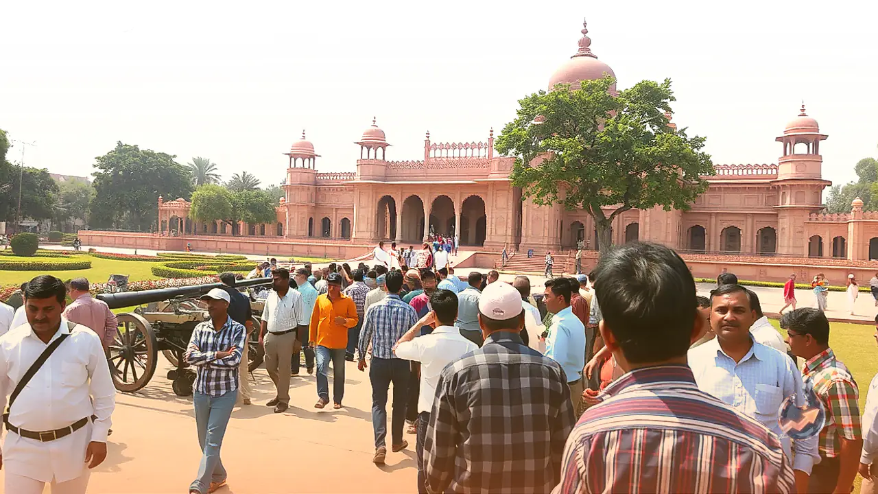 Dholpur integrated park that guarded Mahatma Gandhi ashes for 13 days and preserves royal artillery