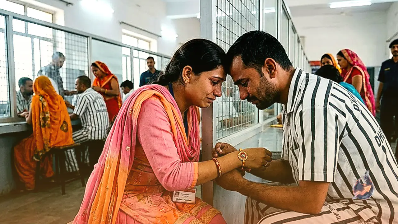 Emotional Reunions At Dholpur District Jail As Sisters Tie Rakhis To Incarcerated Brothers On Raksha Bandhan