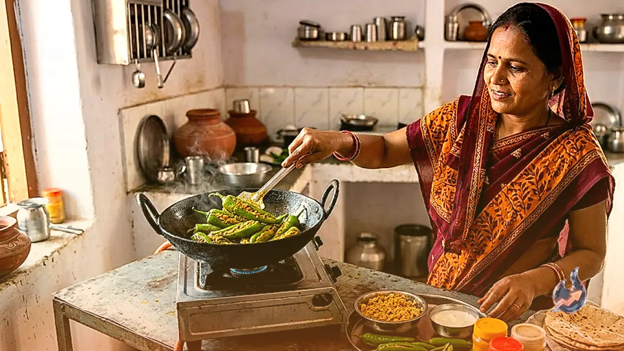 Dholpur Rural Specialty: How to Cook Tangy and Spicy Besan Stuffed Chilli Sabzi in Just 10 Minutes
