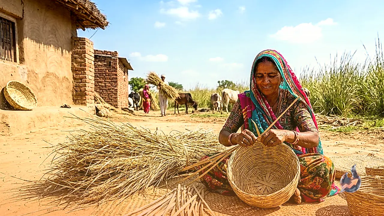 How a seemingly useless wild grass is driving the rural economy and protecting soil in Dholpur