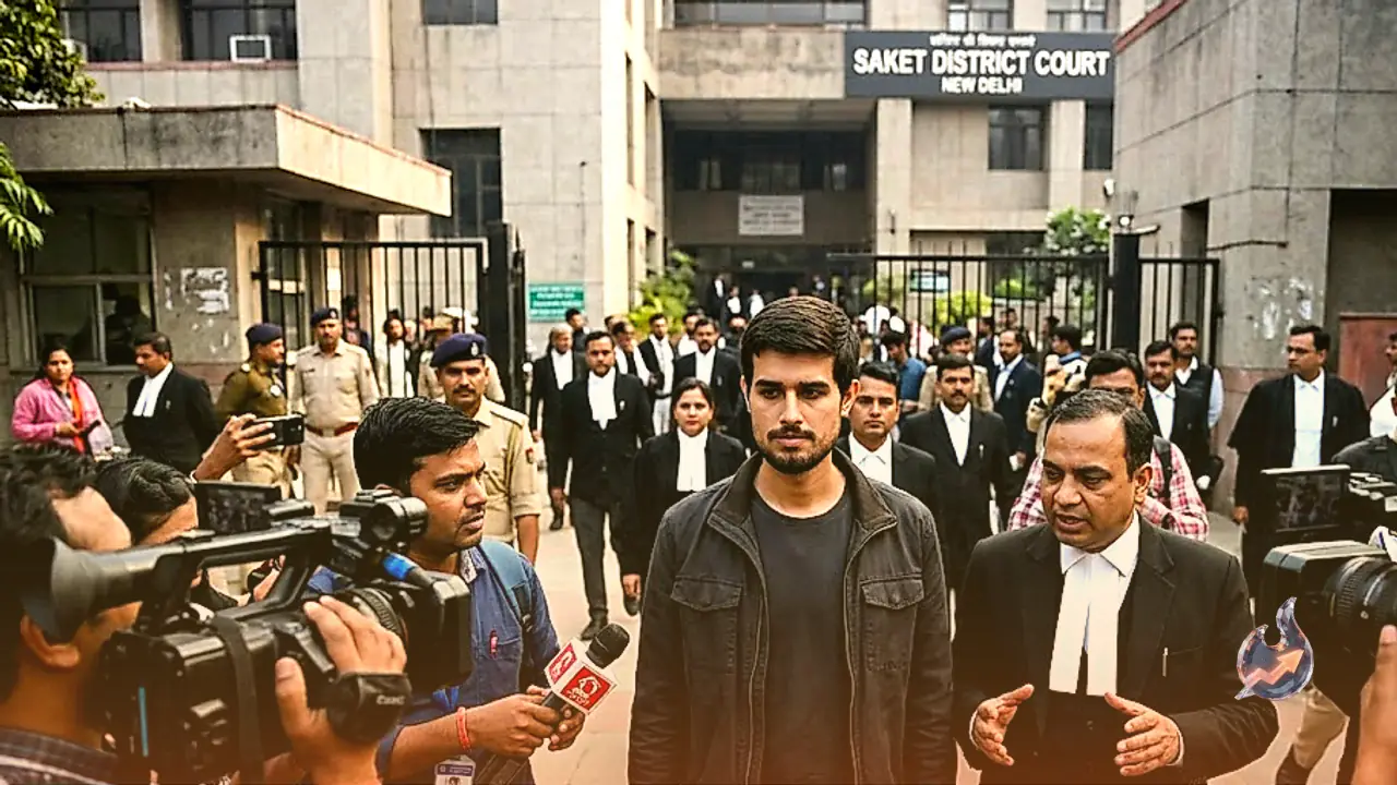 ध्रुव राठी को साकेत कोर्ट से बड़ा झटका, 8 साल पुराने मानहानि मामले में जारी हुआ जमानती वारंट