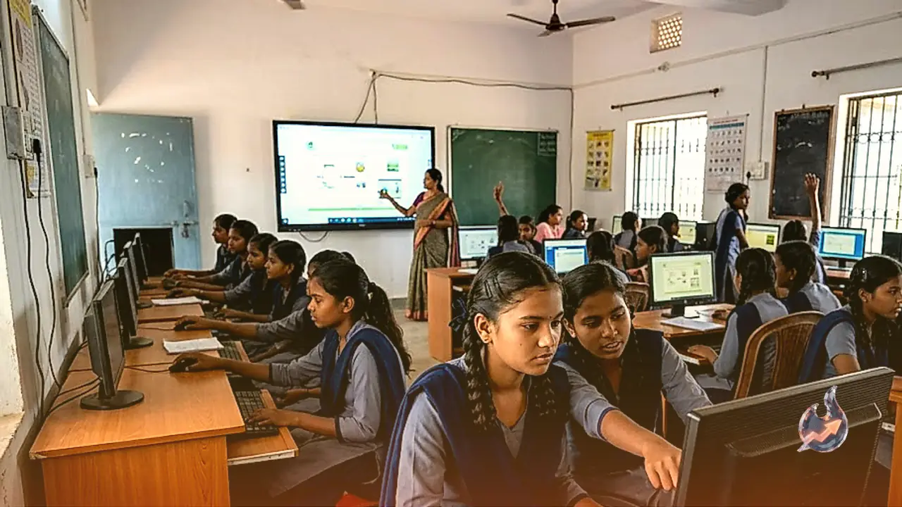 Digital Education Transformation in Palamu: Government School Girls Excel in Smart Classes and ICT Labs
