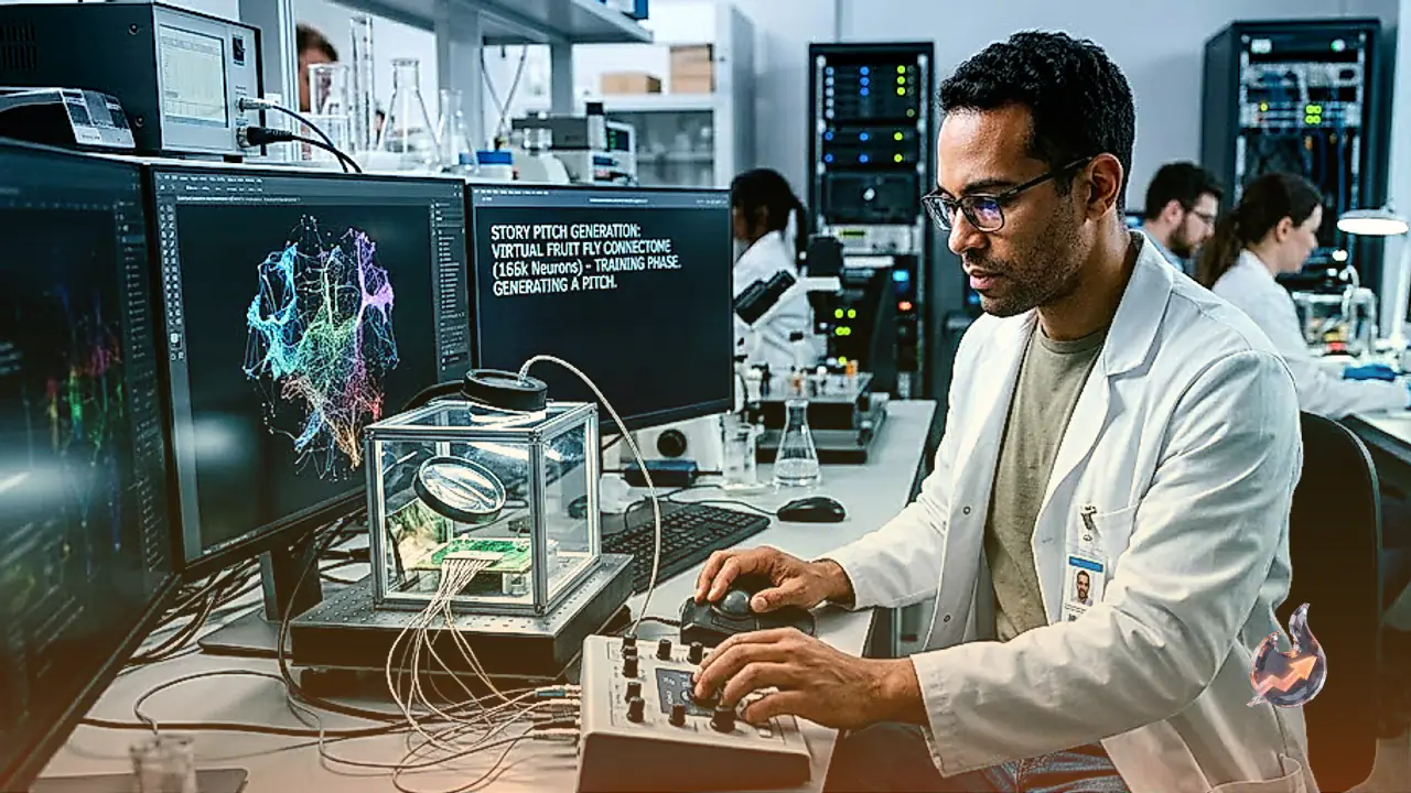 Inside the Bizarre Experiment Training a Virtual Fly Brain to Pitch Stories