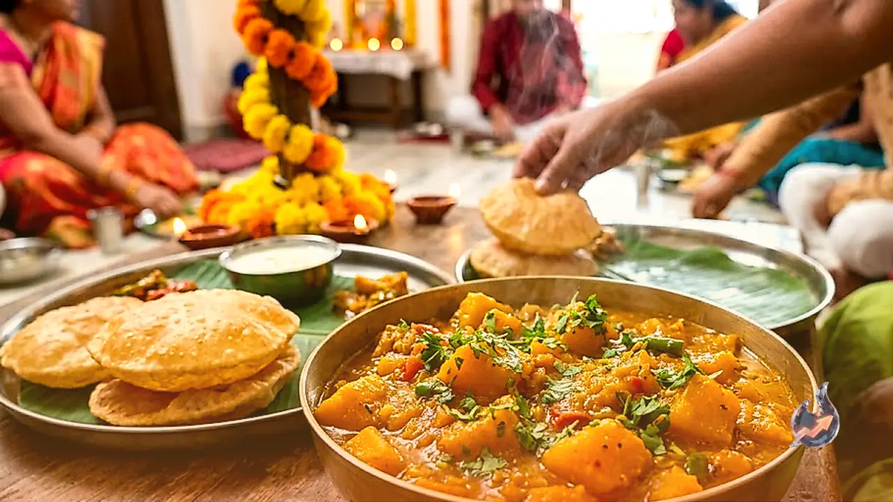 बिना लहसुन प्याज के बनाएं पारंपरिक खट्टी मीठी कद्दू की सब्जी, त्योहारों पर पूरियों संग परोसें