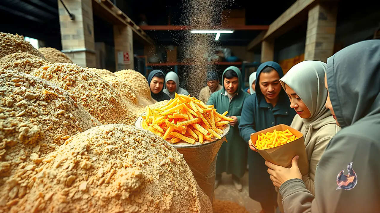 Ditch Refined Flour for a Crispy Wheat and Spiced Potato Snack