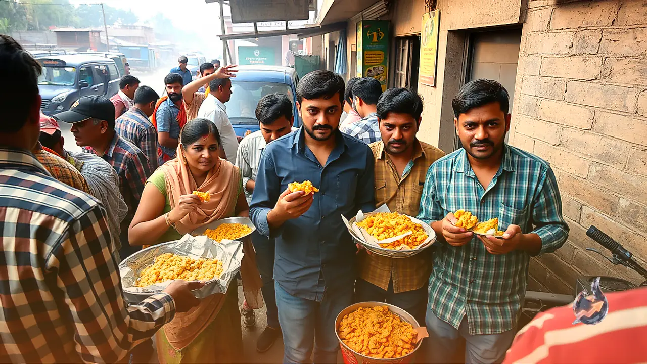 Ditch Regular Fried Snacks and Try Crispy Poha Pakodas for Evening Tea