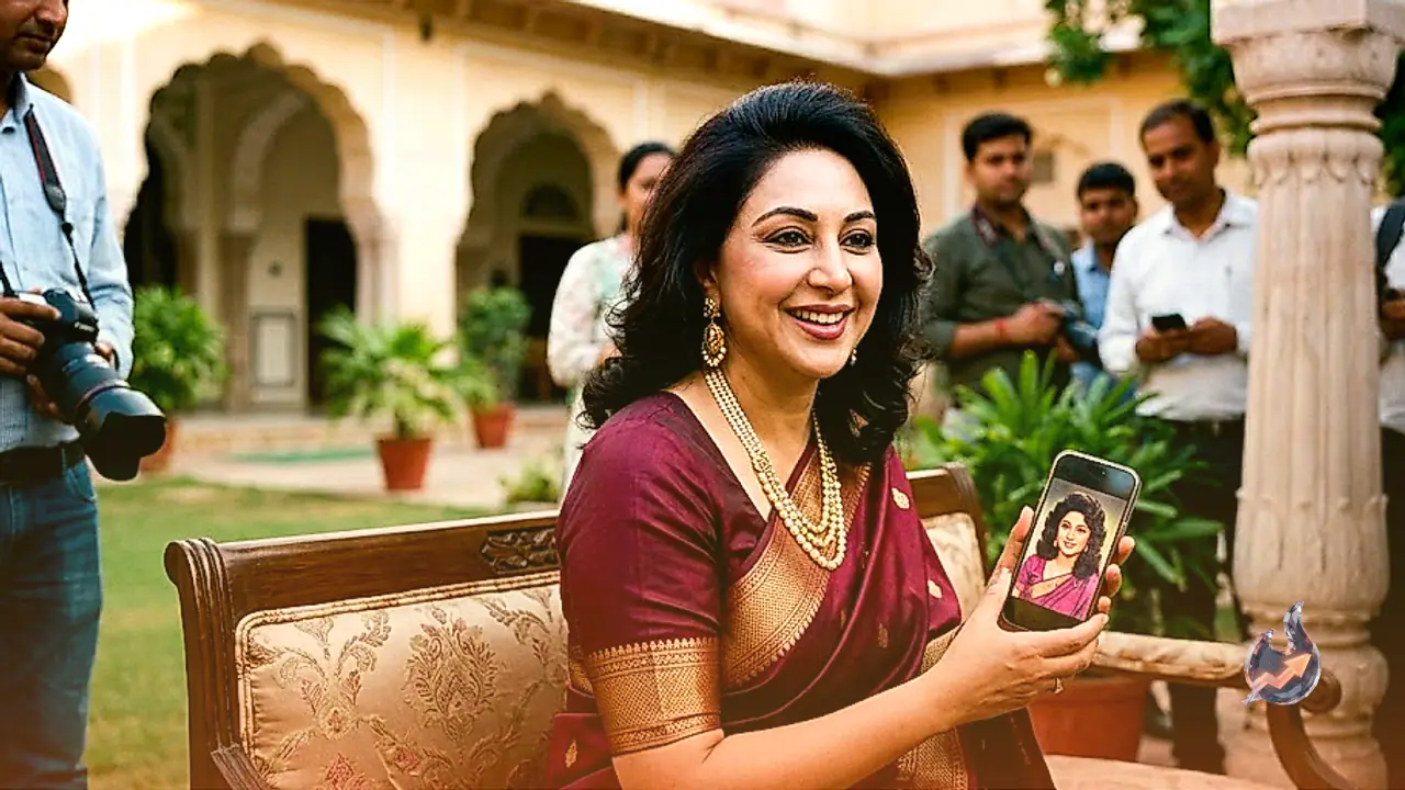 दिया कुमारी पर छाया एआई ट्रेंड का बुखार, सोशल मीडिया पर सामने आया अनोखा रेट्रो लुक