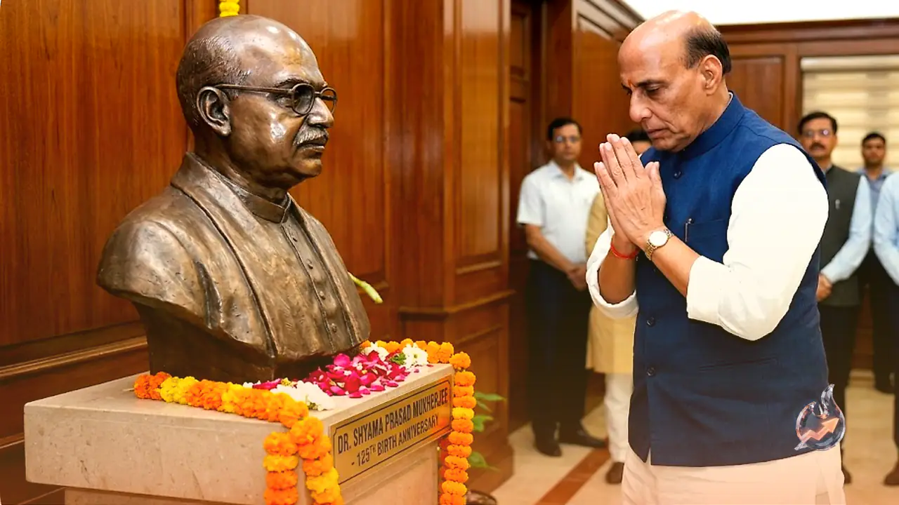 Rajnath Singh Remembers Dr Shyama Prasad Mukherjee On His 125th Birth Anniversary