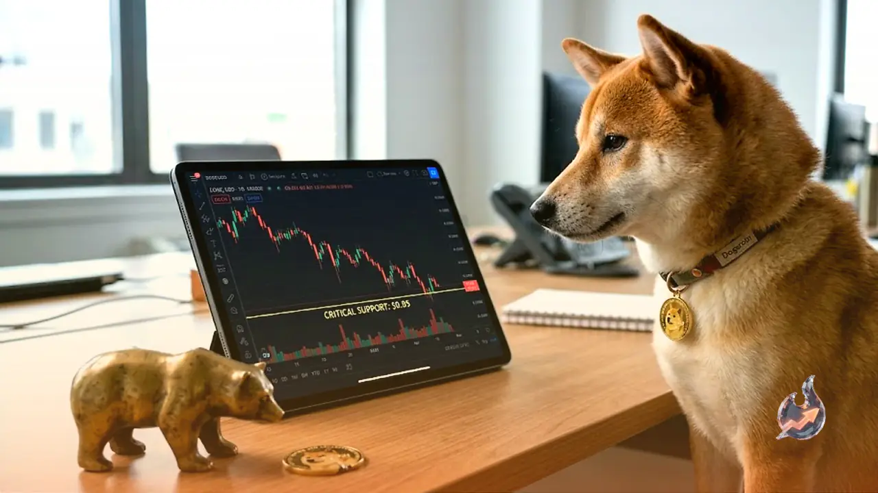 डॉजकॉइन पर मंदी की मार, क्या $0.05 तक पहुंचेगी DOGE की कीमत?