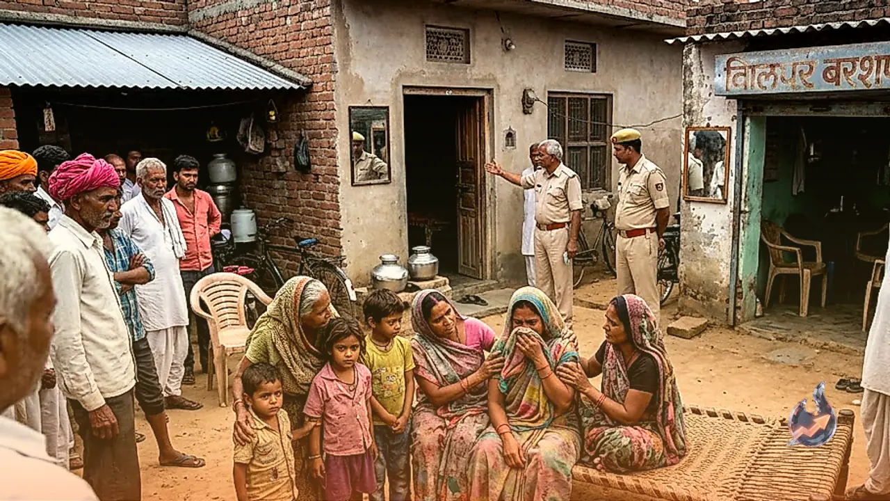 Domestic Dispute Leads to Tragic Death of 30-Year-Old Barber in Alwar, Leaving Behind Three Children