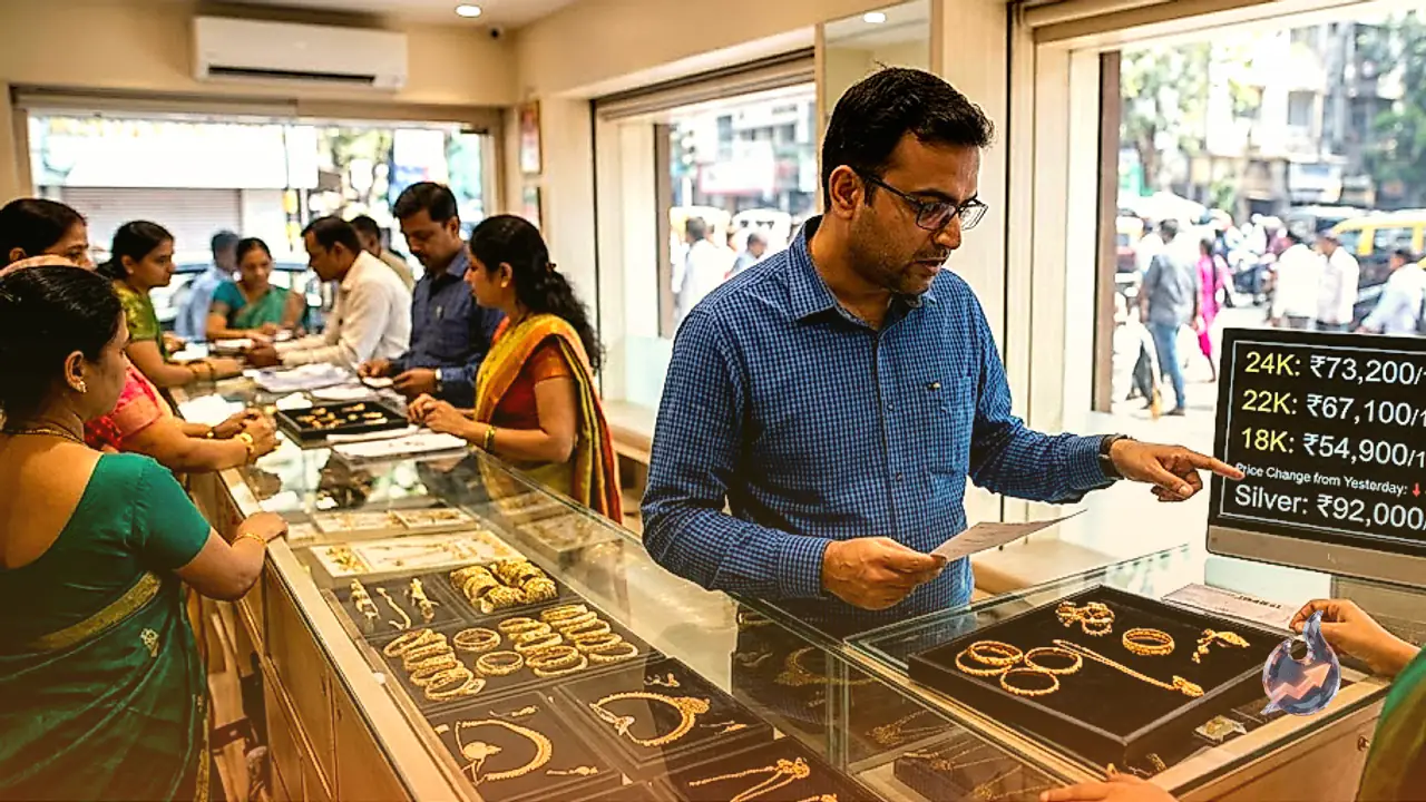 Domestic Gold Rates Retreat Following Previous Rally, Silver Steady; Check 24K, 22K and 18K Prices
