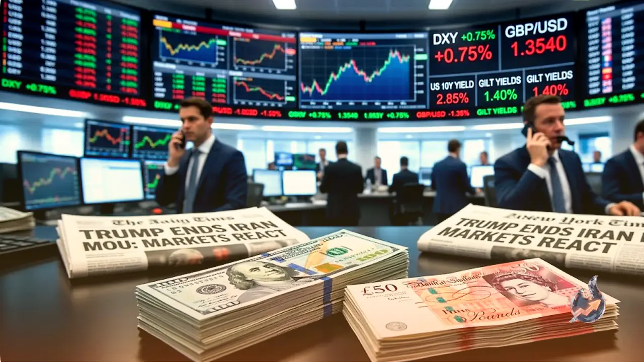 Global Markets Shaken by Trump's Iran Announcement as British Pound Anchors on Dropping Yields