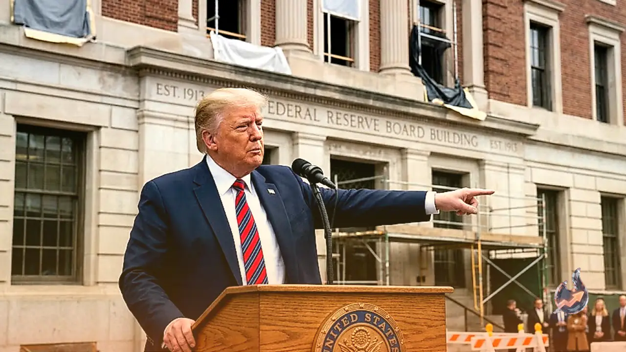 Donald Trump Targets Jerome Powell Over Federal Reserve Renovation Delays and Soaring Budget