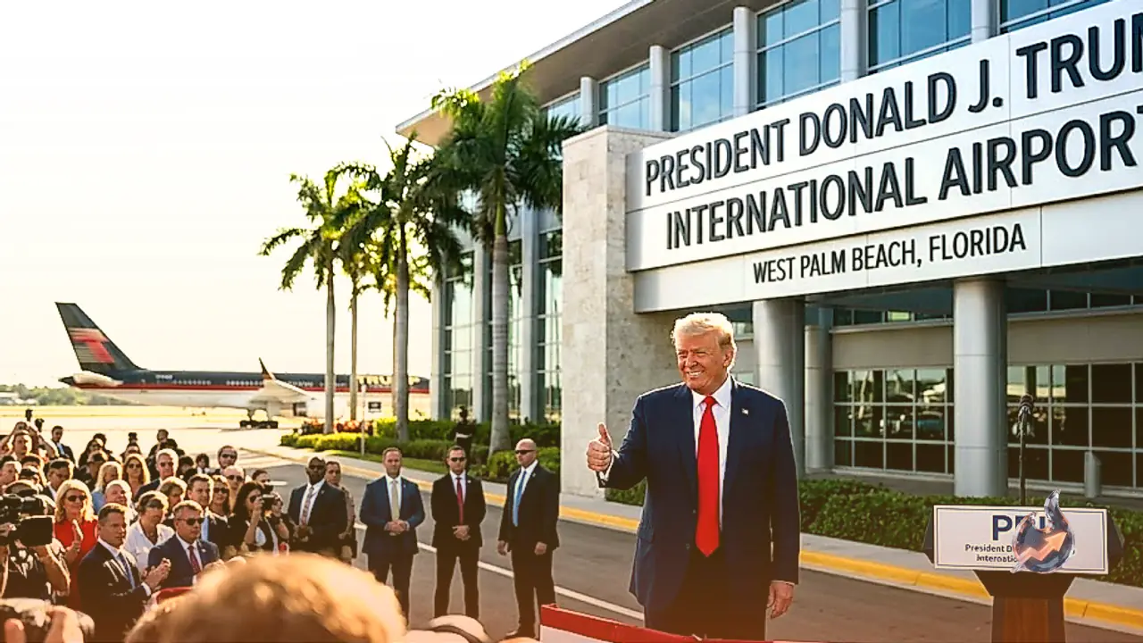 Palm Beach International Airport Renamed After Donald Trump