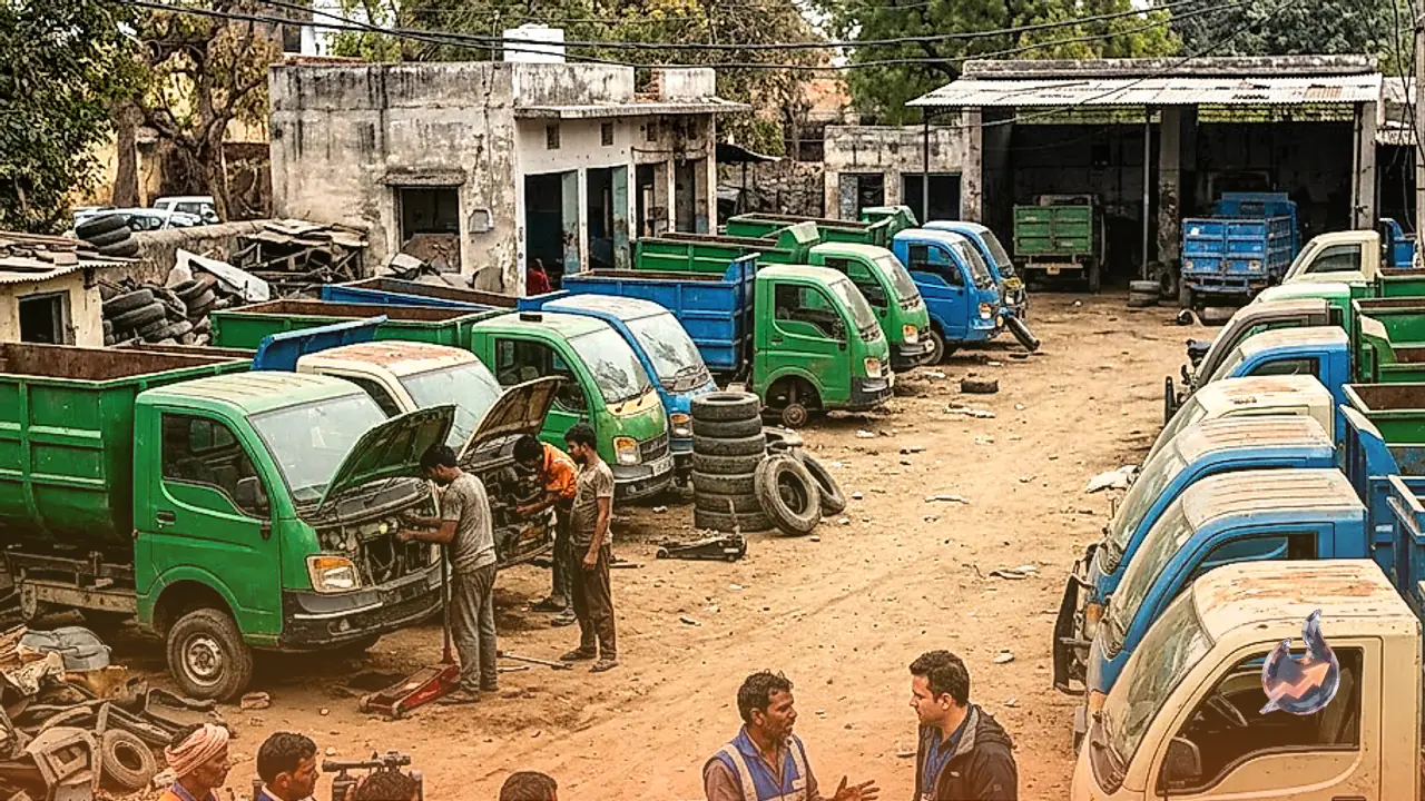 भरतपुर में चरमराई डोर-टू-डोर कचरा उठाने की व्यवस्था, वर्कशॉप में आधे से कम मिले चालू वाहन