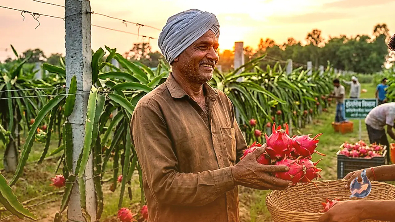 Dragon Fruit Farming Success: Nathu Lal Shukla Finds Long-Term Income Stream