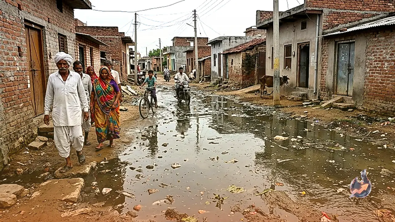 Drainage Overflow and Stagnant Sewage Spark Health Concerns Across Shahabad and Kelwara Villages