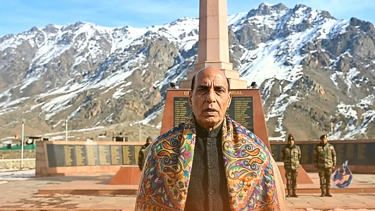 At Dras War Memorial, Rajnath Singh Warns Pakistan That Future Talks Will Only Focus on POK