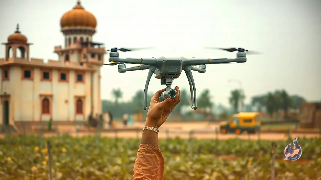 ड्रोन उड़ाकर फसलों पर दवा छिड़क रहीं प्रतिमा वस्त्रकार, आत्मनिर्भरता से बदली जिंदगी