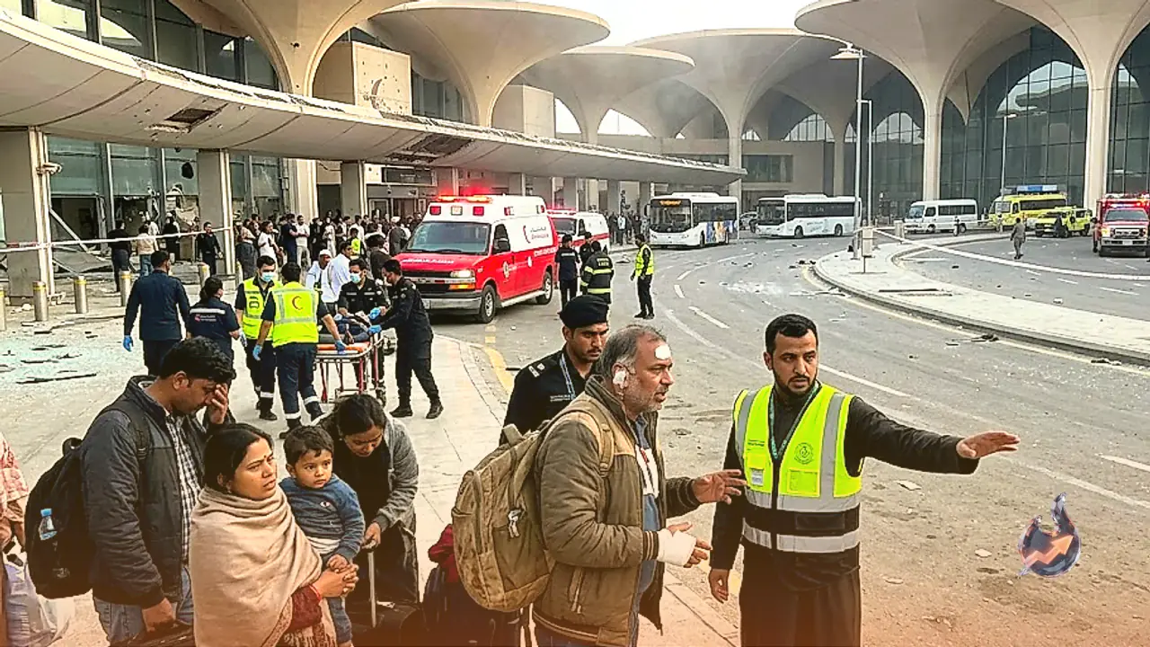 Drone and Missile Attack on Riyadh Airport Leaves 11 Indians Injured and 12 Dead