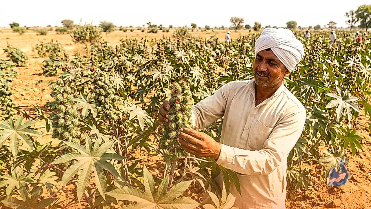 Drought-Resistant Castor Crops Bring Hope and High Returns to Jalore Farmers Amid Low Rainfall