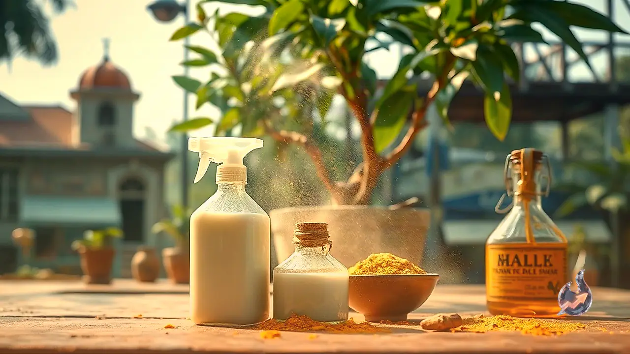 दूध हल्दी और हींग के देसी घोल से पौधों को कीड़ों और फंगस से बचाएं, जानें बनाने का सटीक तरीका