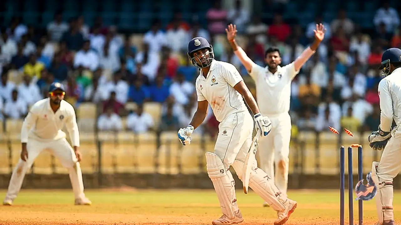 East Zone Vice Captain Vaibhav Sooryavanshi Stumped After Attempting Big Hit in Duleep Trophy Final