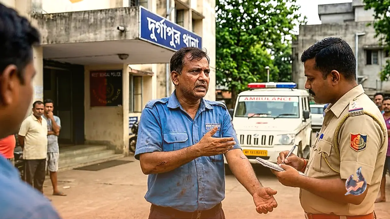 Former TMC Councillor Hiralal Bauri Accused of Monthly Extortion and Physical Assault by Durgapur Ambulance Driver