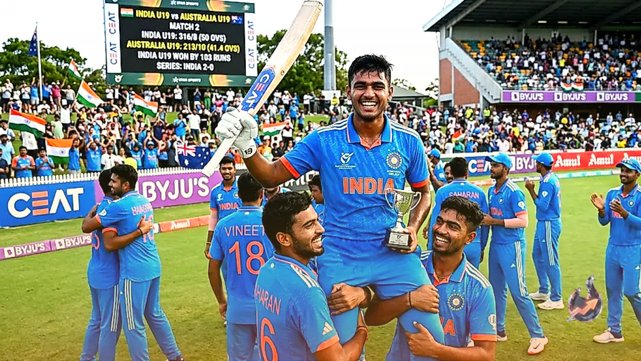 दूसरे यूथ वनडे में ऑस्ट्रेलिया 103 रन से पस्त, यशबर्धन चौहान के धमाकेदार शतक से भारत ने 2-0 से जीती सीरीज