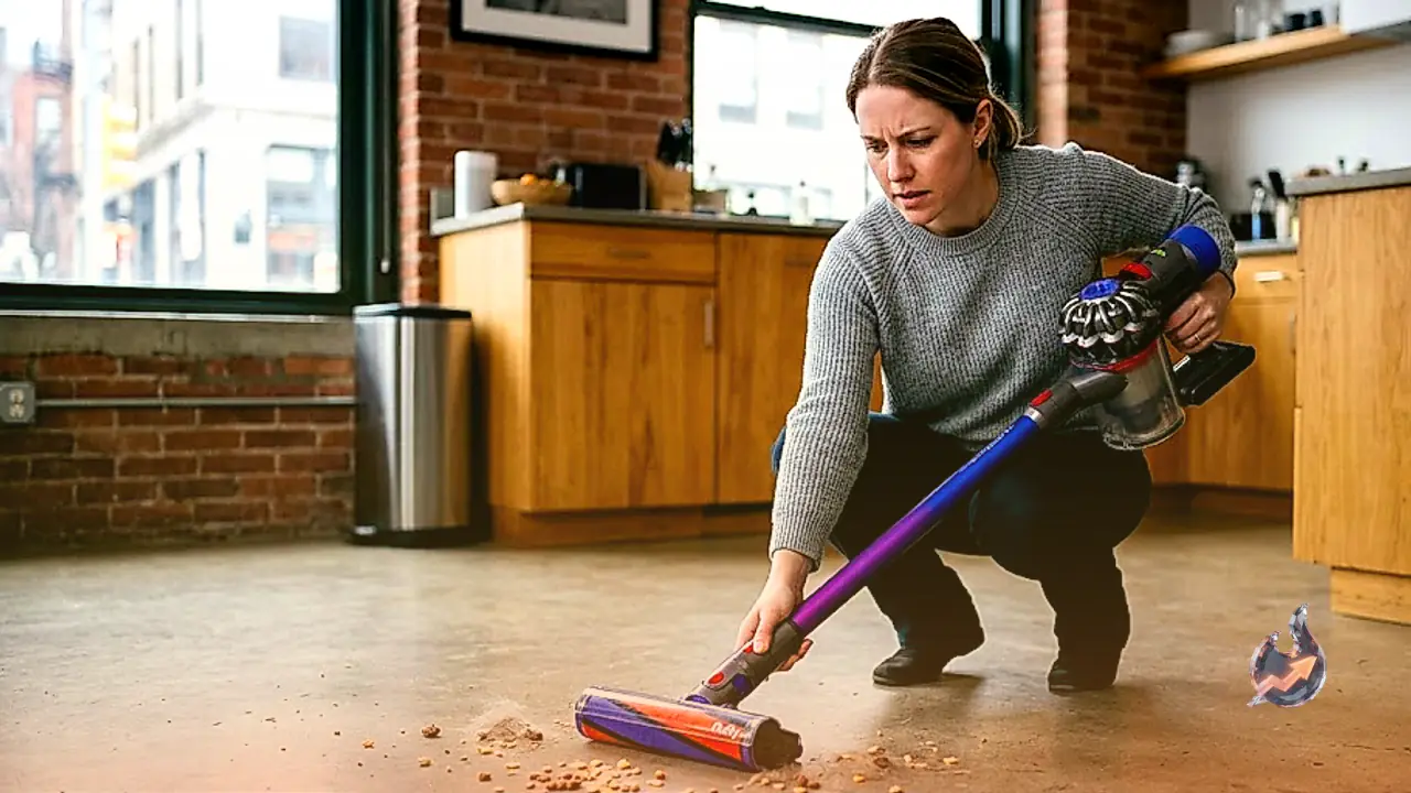 Dyson PencilVac Fluffycones Stick Vacuum Struggles With Core Pickup Despite Slim Design