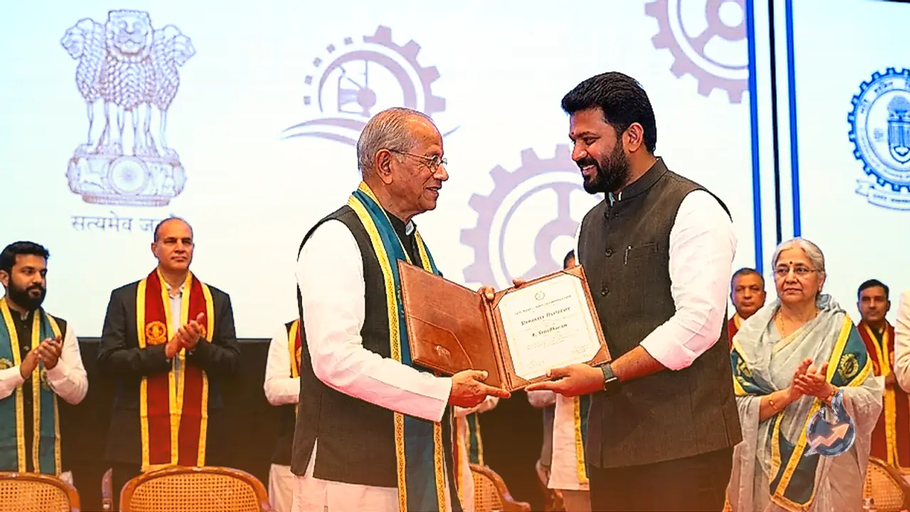 Metro Pioneer E Sreedharan Awarded Honorary Doctorate at Gati Shakti Vishwavidyalaya Convocation