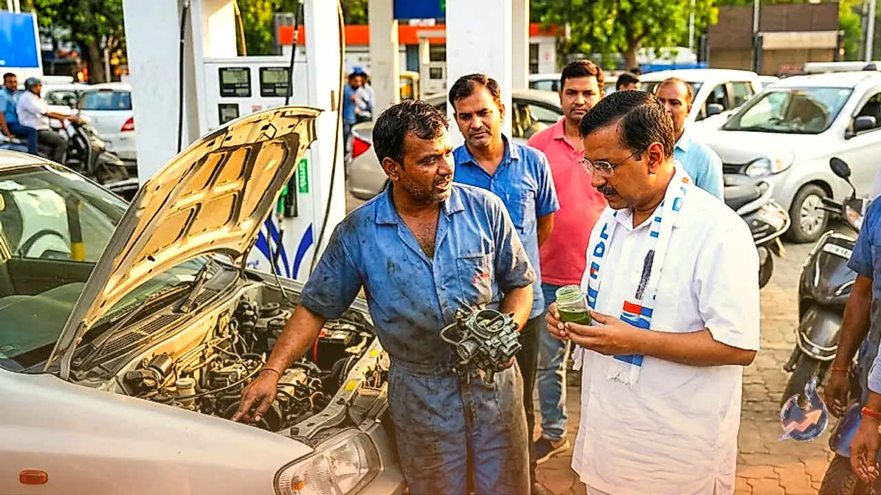 AAP Convenor Arvind Kejriwal Challenges Official Claims on E20 Petrol Following Ground Inspection in Delhi