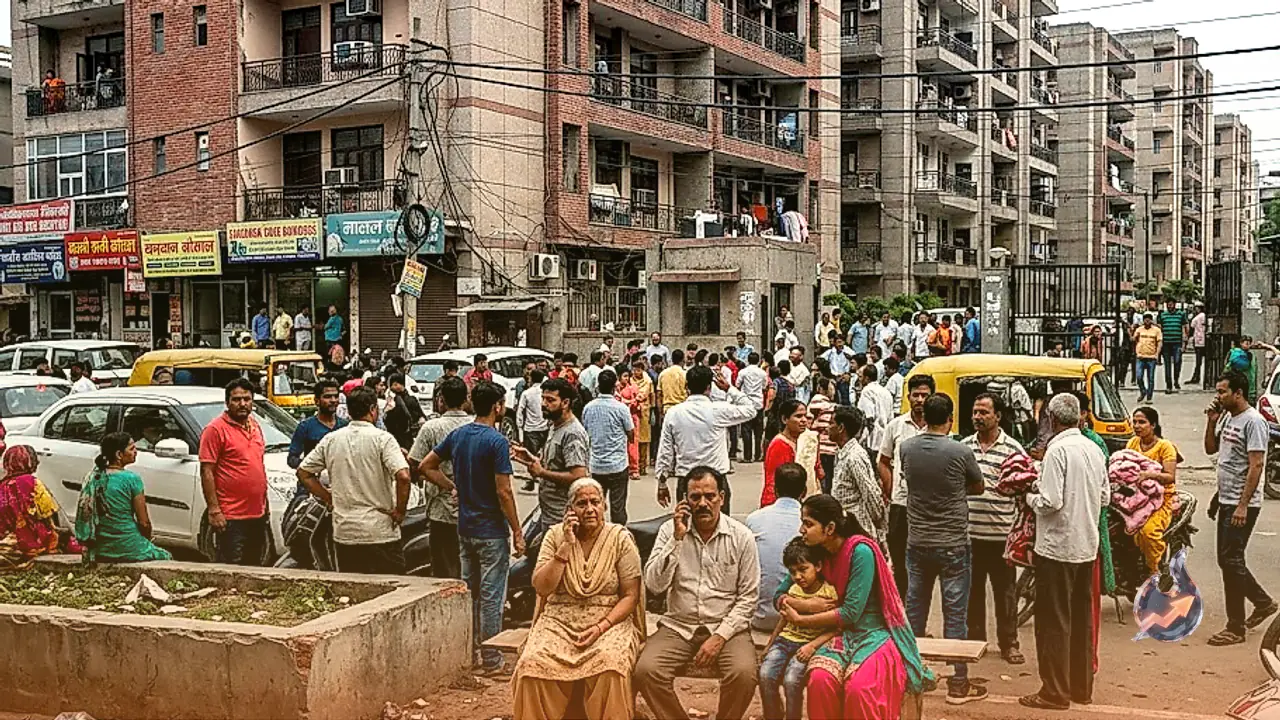 Earthquake tremors felt in North India, magnitude measured at 5.8 on Richter scale