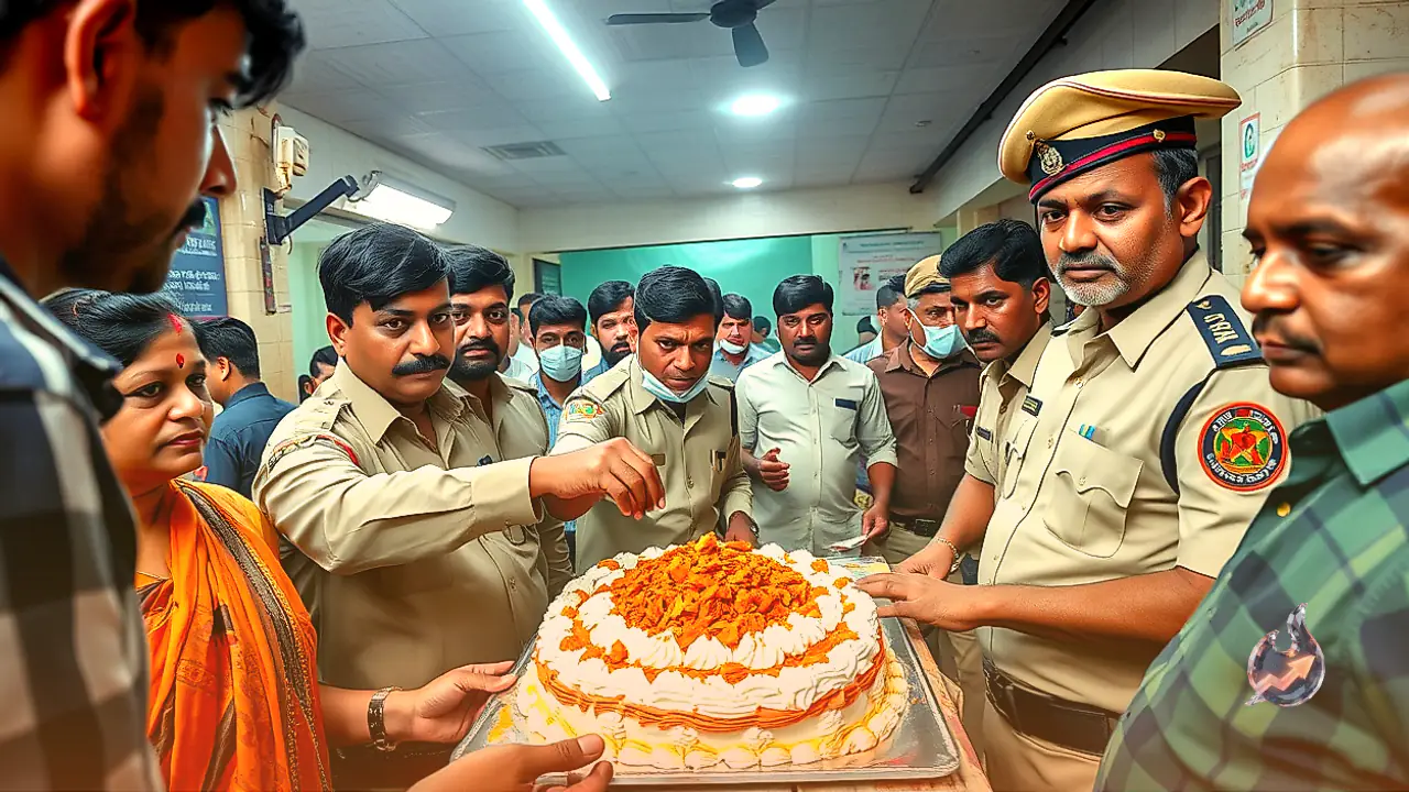 East Champaran SHO and Sub-Inspector Suspended After Photos of Feeding Cake to Liquor Smuggler Go Viral