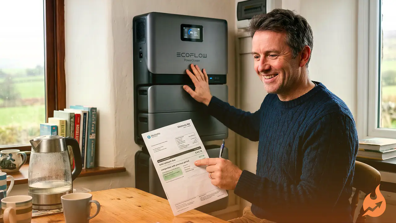 Living With the EcoFlow PowerOcean: How a Home Battery Halved My Electricity Bill in Two Months