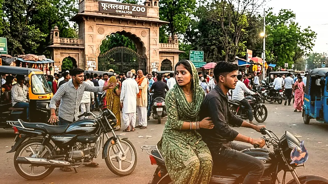 Eighteen Year Old Woman Vanishes Outside Gwalior Zoo, Footage Shows Her Leaving on Another Man's Bike